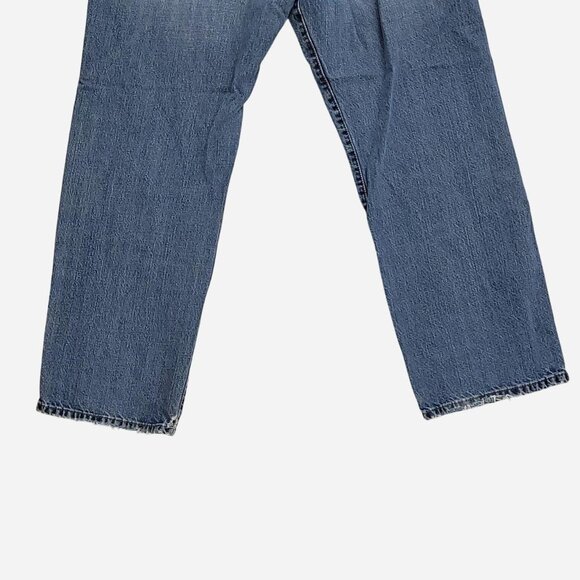 Calvin Klein Men’s 36x30 Blue Straight Leg Relaxed Fit Jeans Distressed - Picture 5 of 8